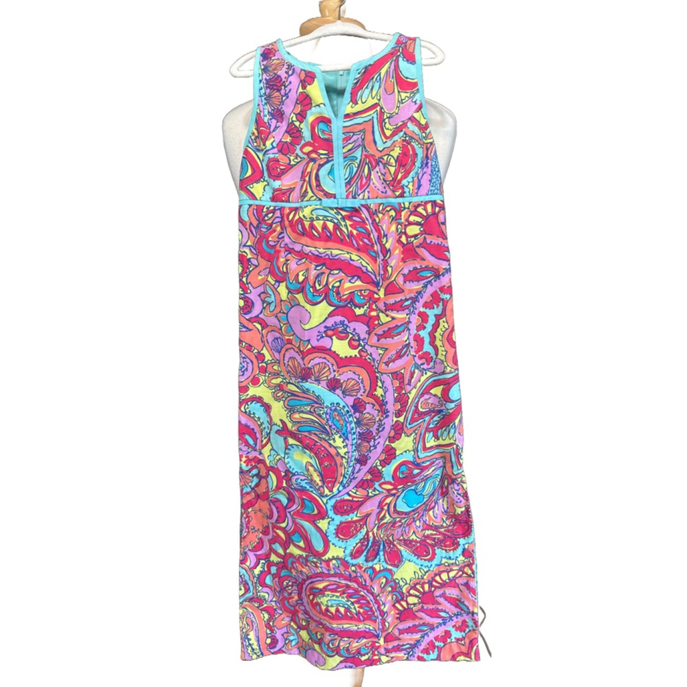 Girls Lilly Pulitzer Maxi Dress Size 7 Multi-color